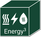 Energy3: A thermal energy storage system providing heating, hot water and electricity